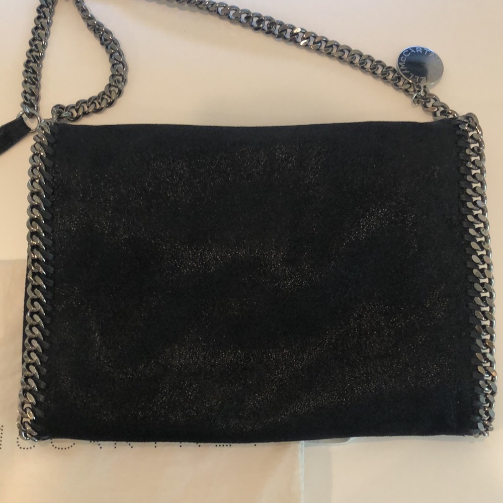 Stella McCartney Black Falabella Mini Chain Crossbody - Picture 6 of 8